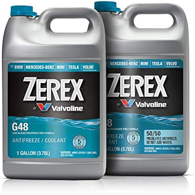 Valvoline ZEREX G48 LOW SILICATE/PHOSPHATE FREE 50/50 PREDILUTED READY-TO-USE ANTIFREEZE/COOLANT, 1 GA - Image 3